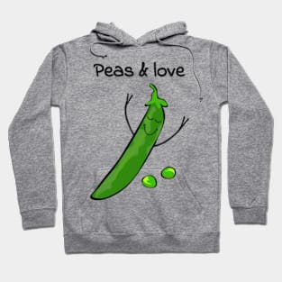 Peas and love Hoodie